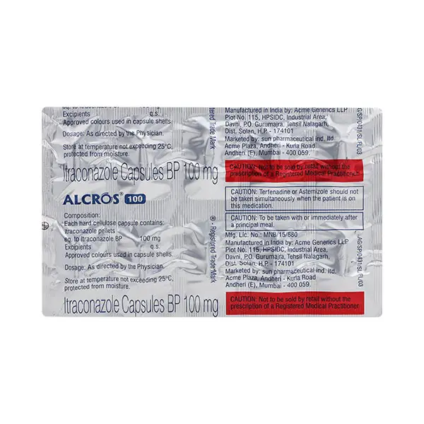 Alcross 100mg Capsule